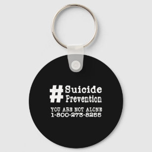 Suicide Prevention Hashtag Mental Health Awareness Key Ring
