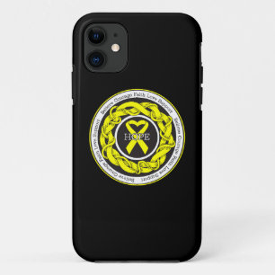 Suicide Prevention Hope Intertwined Ribbon iPhone 11 Case