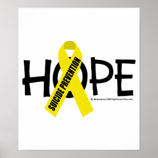 Suicide Prevention Hope Poster