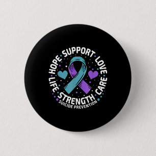 Suicide Prevention Hope Support Love Life Suicide  6 Cm Round Badge