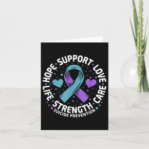 Suicide Prevention Hope Support Love Life Suicide  Card