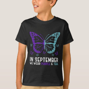 Suicide Prevention In September We Wear Purple &am T-Shirt