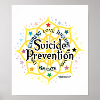Suicide Prevention Lotus Poster