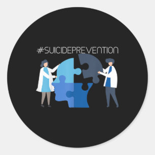 Suicide Prevention - Mental Health Awareness 1 Classic Round Sticker