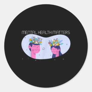 Suicide Prevention - Mental Health Awareness 3 Classic Round Sticker