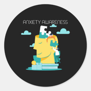Suicide Prevention - Mental Health Awareness 7  Classic Round Sticker