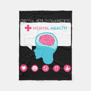 Suicide Prevention - Mental Health Awareness  Fleece Blanket