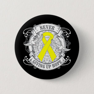 Suicide Prevention Never Giving Up Hope 6 Cm Round Badge