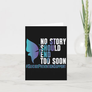 Suicide Prevention Not Too Soon _ I For Suprters  Card