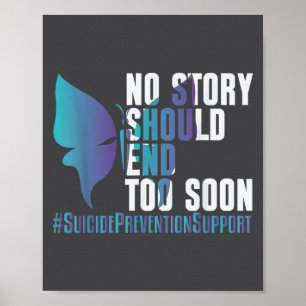 Suicide Prevention Not Too Soon _ I For Suprters  Poster