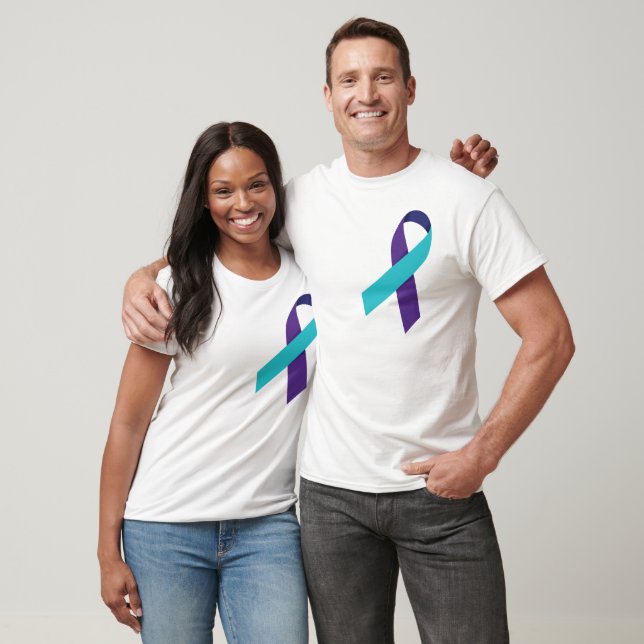 Suicide Prevention Ribbon T-Shirt (Unisex)
