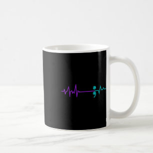 Suicide Prevention Shirt Awareness Semicolon Stay  Coffee Mug