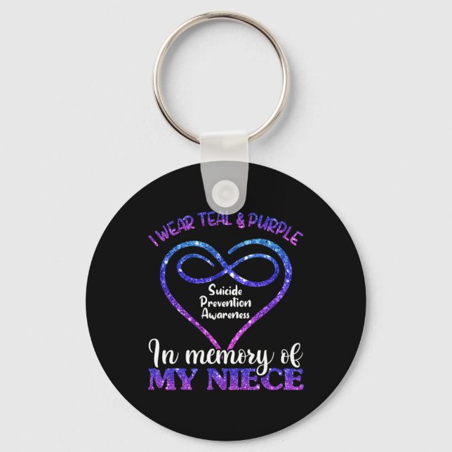 Suicide Prevention Shirt  Suicide Prevention Aware Key Ring (Front)