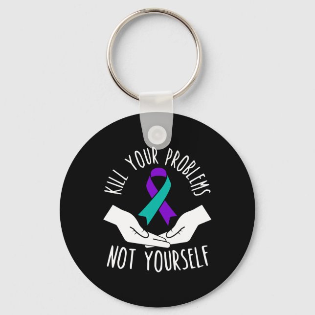 Suicide Prevention Suicide Awareness  Key Ring (Front)