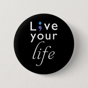 Suicide Prevention Support Teacher  6 Cm Round Badge
