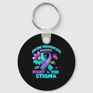 Suicide Prevention Suprt Fight Stigma Suicide Awar Key Ring