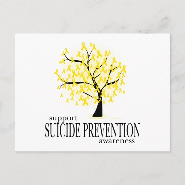 Suicide Prevention Tree Postcard (Front)