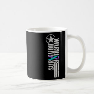 Suicide Prevention Warrior_ Survivor - Military-st Coffee Mug