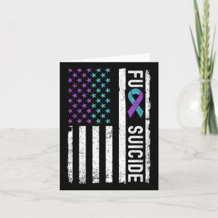 Suicide Prevention Week Awareness Month American F Card