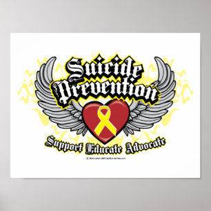 Suicide Prevention Wings Poster