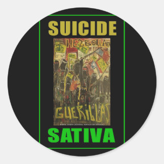 SUICIDE SATIVA CLASSIC ROUND STICKER