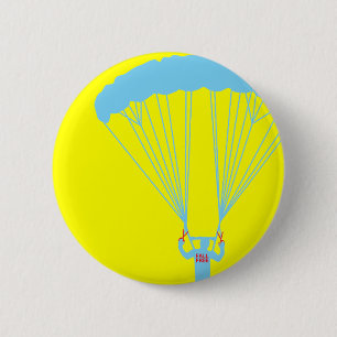 suicide skydive 6 cm round badge