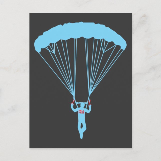 suicide skydive postcard (Front)