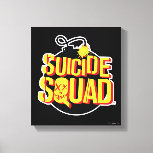 Suicide Squad   Bomb Logo Canvas Print
