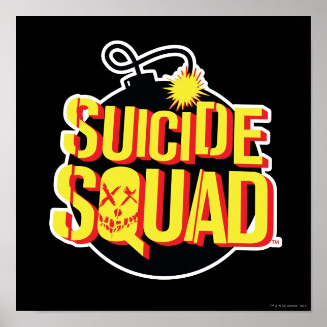 Suicide Squad | Bomb Logo Poster (Front)