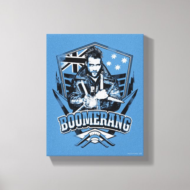 Suicide Squad | Boomerang Badge Canvas Print (Front)