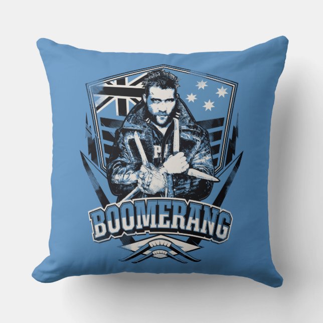 Suicide Squad | Boomerang Badge Cushion (Front)