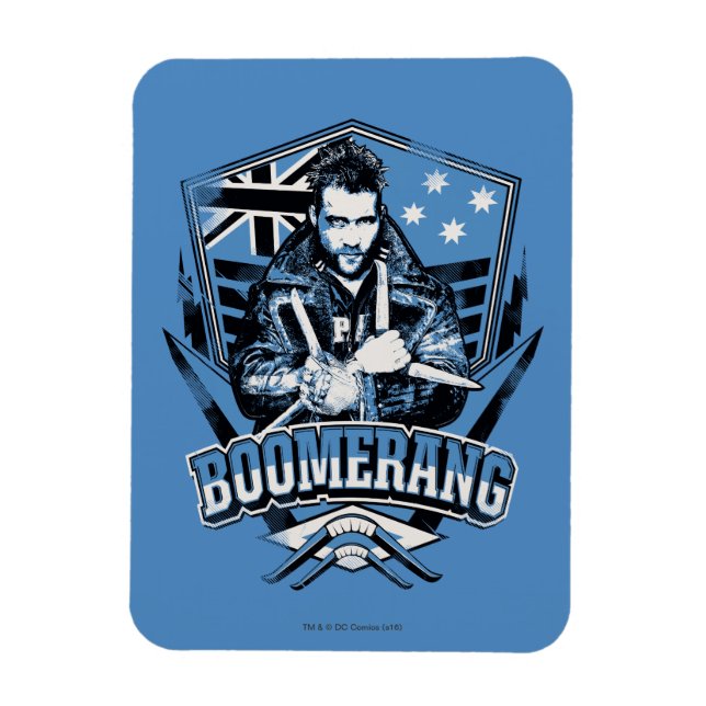 Suicide Squad | Boomerang Badge Magnet (Vertical)