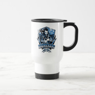 Suicide Squad   Boomerang Badge Travel Mug