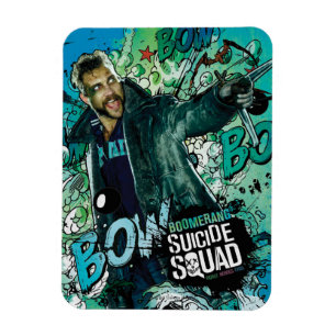 Suicide Squad   Boomerang Character Graffiti Magnet