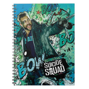 Suicide Squad   Boomerang Character Graffiti Notebook