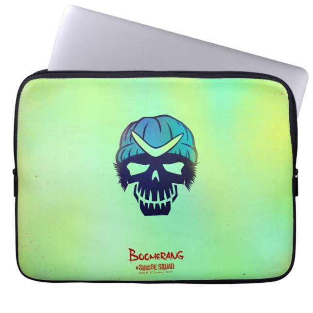Suicide Squad | Boomerang Head Icon Laptop Sleeve (Front)