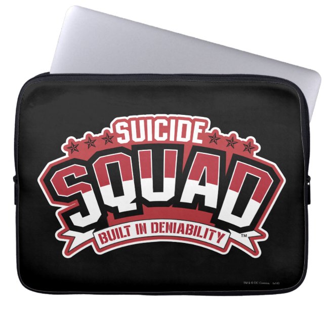 Suicide Squad | Built In Deniability Laptop Sleeve (Front)