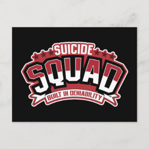 Suicide Squad   Built In Deniability Postcard