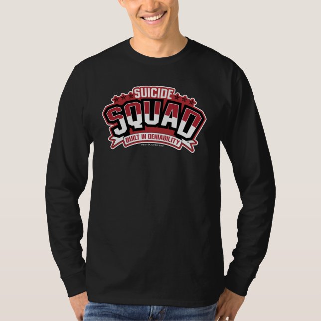 Suicide Squad | Built In Deniability T-Shirt (Front)