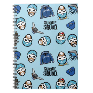 Suicide Squad Captain Boomerang Emoji Pattern Notebook
