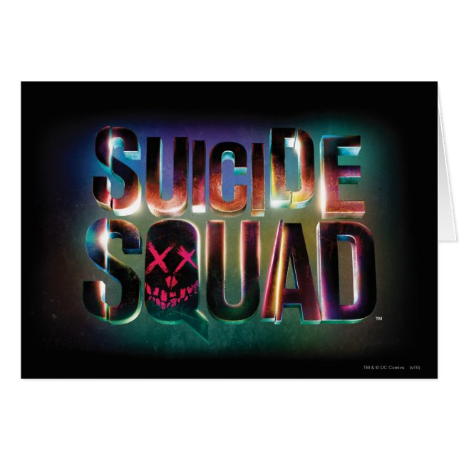Suicide Squad | Colourful Glow Logo (Front Horizontal)