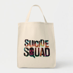 Suicide Squad Colourful Glow Logo Tote Bag
