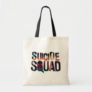 Suicide Squad Colourful Glow Logo Tote Bag