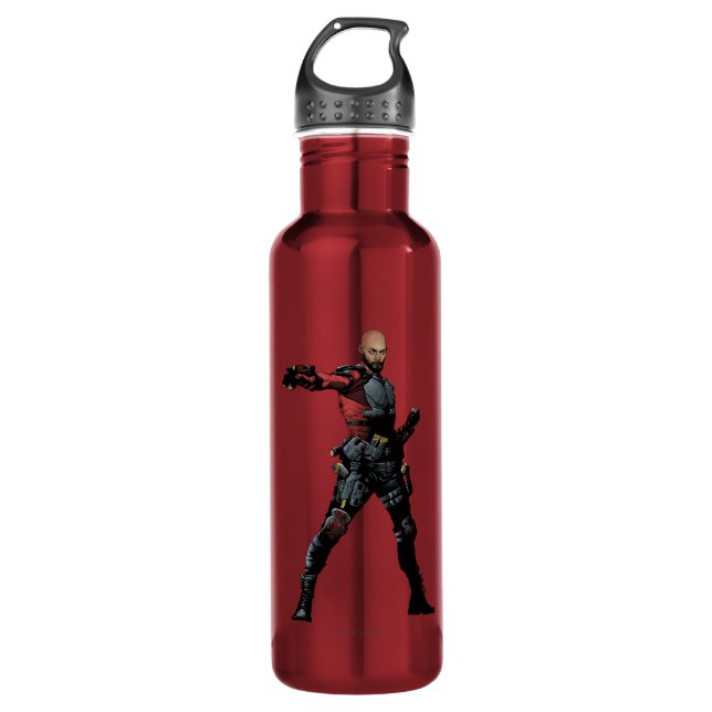 Suicide Squad | Deadshot Comic Book Art 710 Ml Water Bottle (Front)