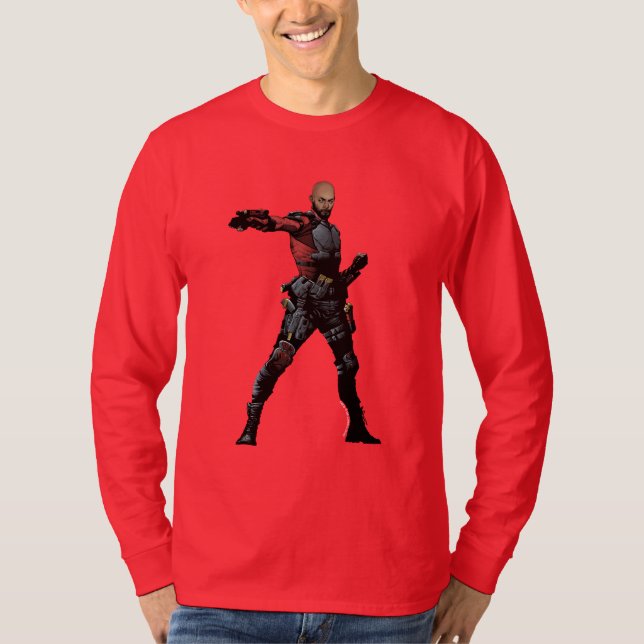 Suicide Squad | Deadshot Comic Book Art T-Shirt (Front)