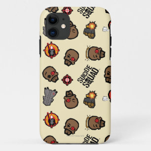 Suicide Squad Deadshot Emoji Pattern iPhone 11 Case