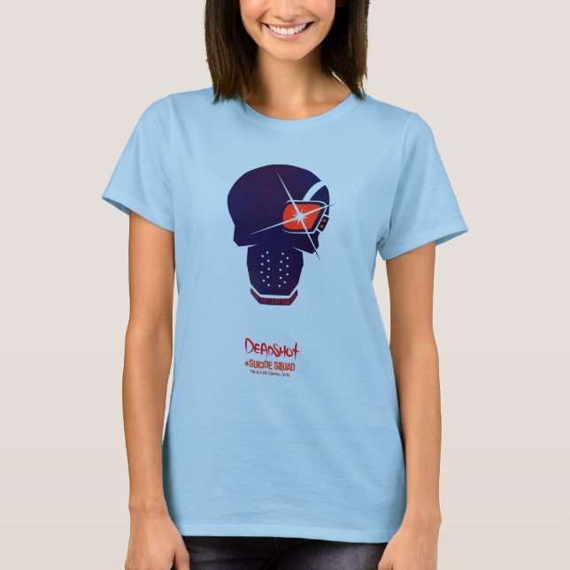 Suicide Squad | Deadshot Head Icon 2 T-Shirt (Front)