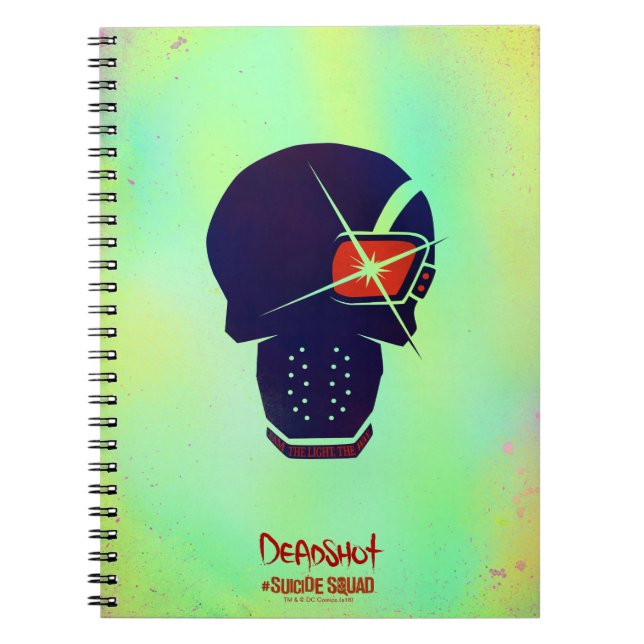 Suicide Squad | Deadshot Head Icon Spiral Notebook (Front)