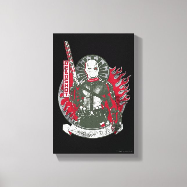 Suicide Squad | Deadshot "I am the Light" Canvas Print (Front)