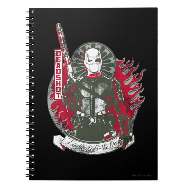 Suicide Squad | Deadshot "I am the Light" Spiral Notebook (Front)